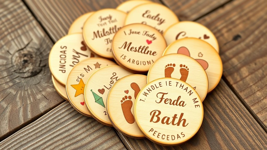 top double sided milestone discs