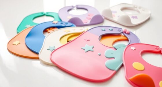 top easy clean silicone bibs