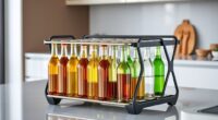 top foldable bottle racks