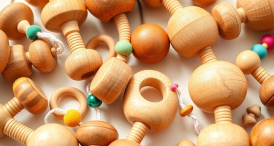 top organic wooden rattles