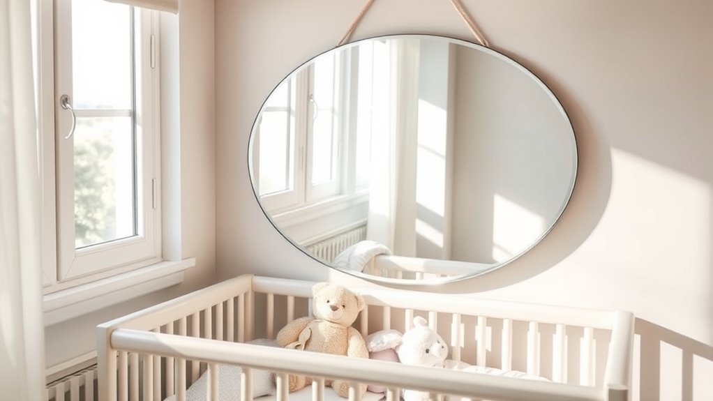 top soft crib baby mirrors