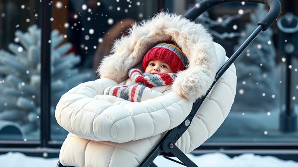 top winter baby footmuffs