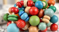 top wooden infant sensory beads