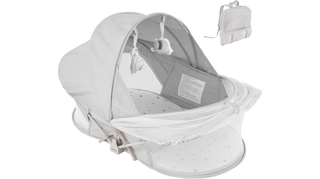 travel friendly baby bassinet