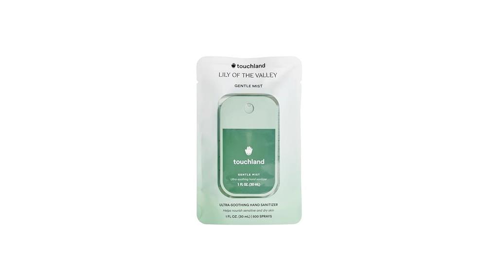 travel sized lily of the valley sanitizer