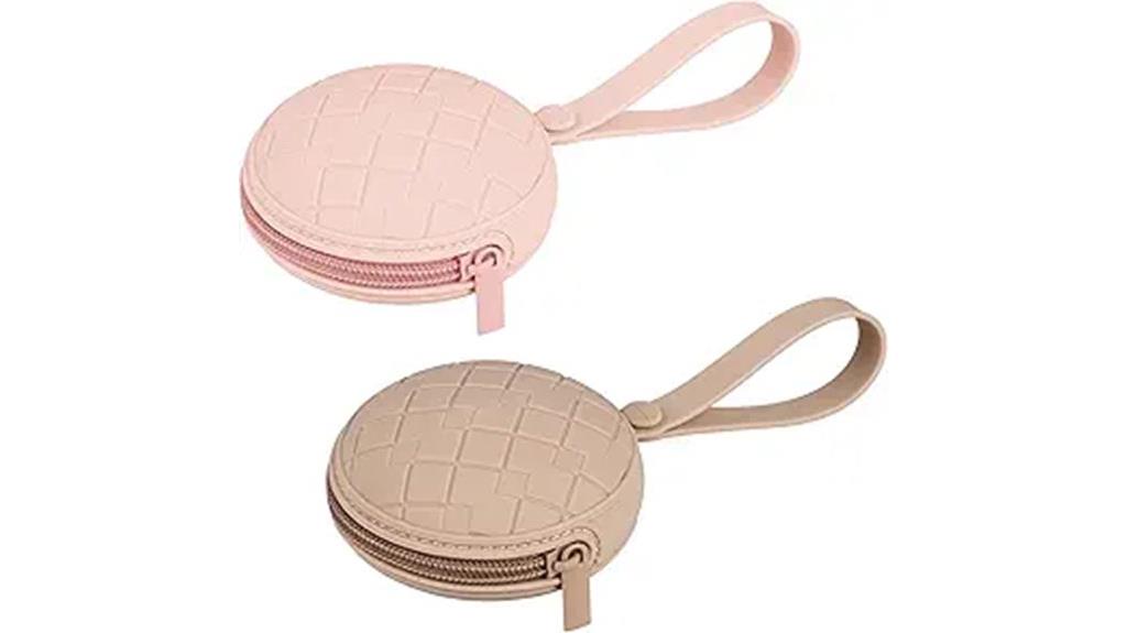 twin silicone pacifier cases