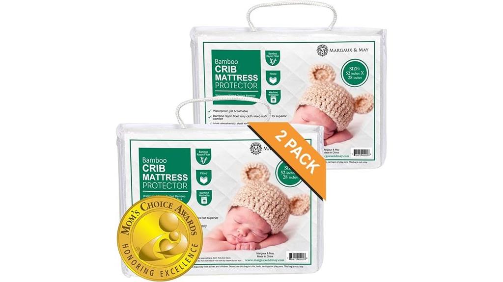 two pack crib mattress protectors