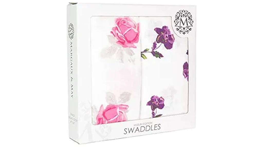 two pack muslin swaddle blankets