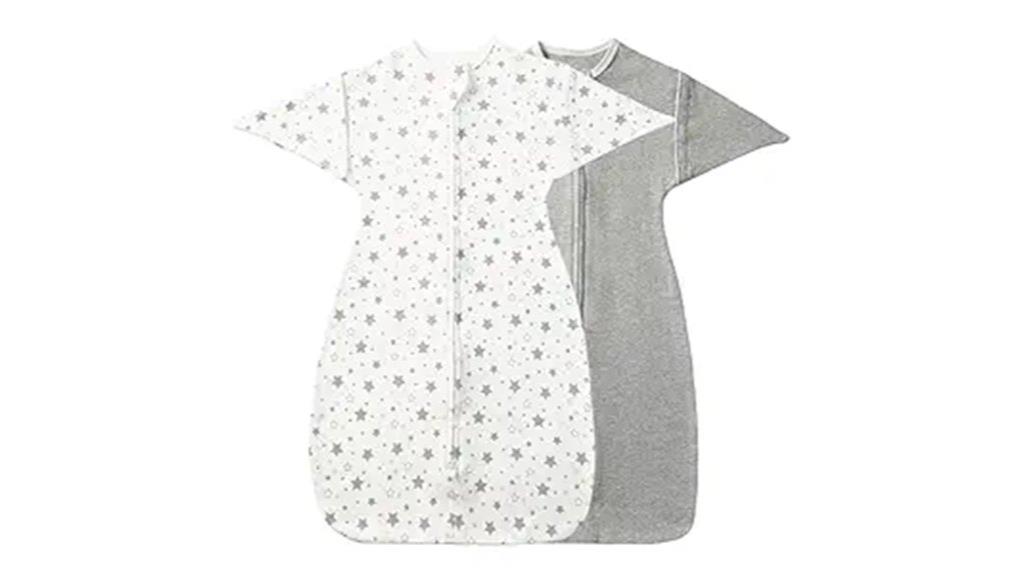 two pack swaddle zipper