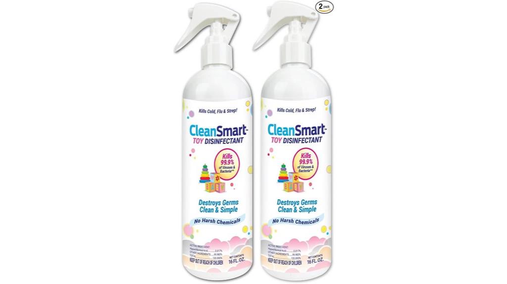 two pack toy disinfectant spray