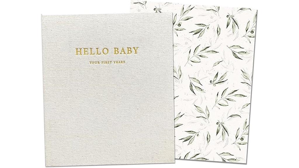 unisex baby memory book