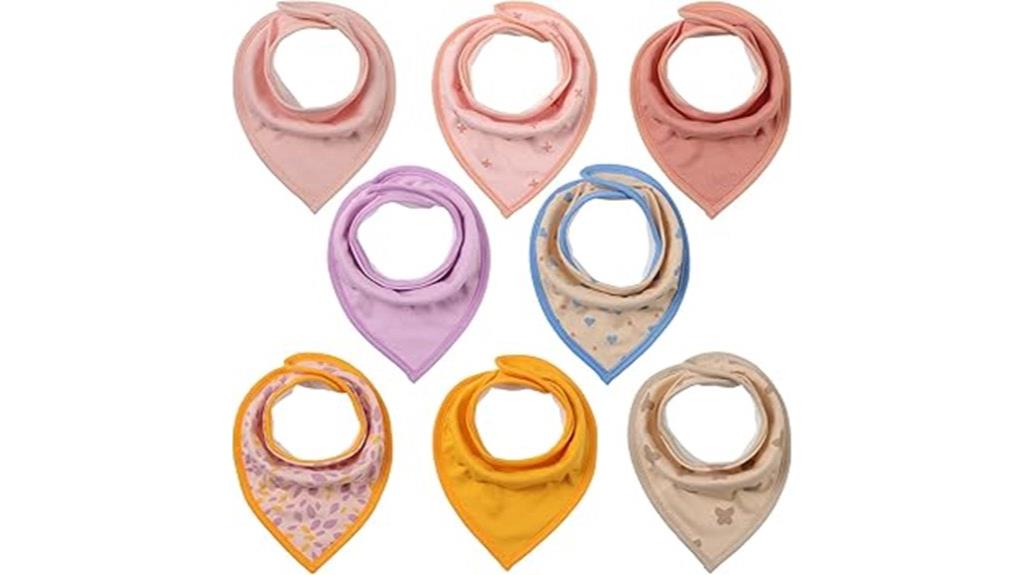 unisex cotton drool bibs