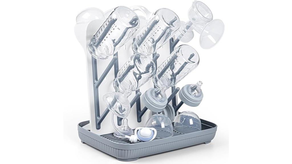 vertical space saving drying rack