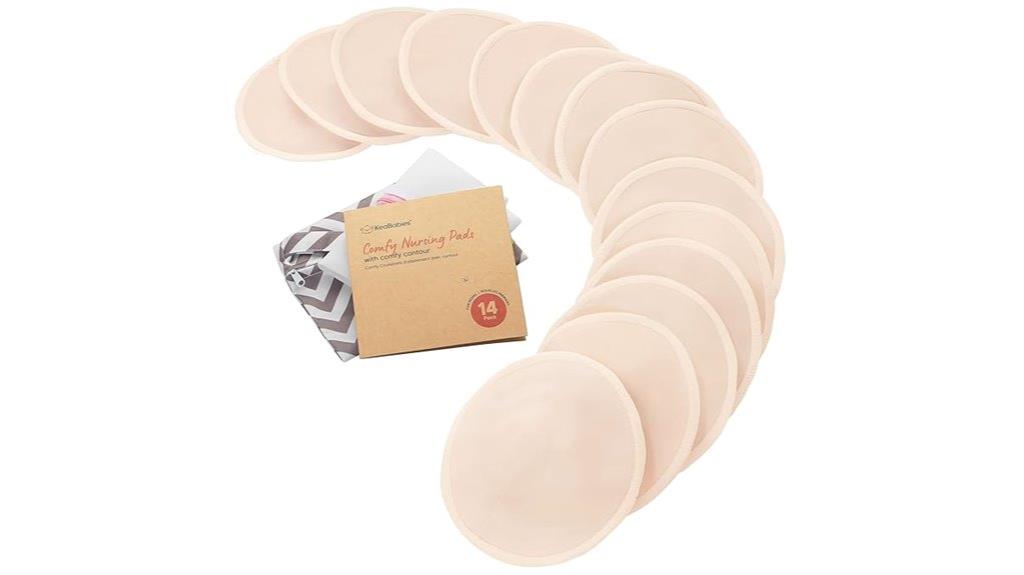 washable bamboo breastfeeding pads