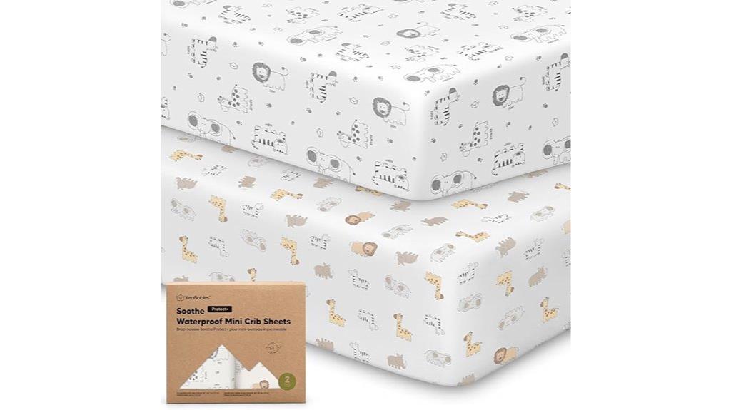 waterproof mini crib sheets