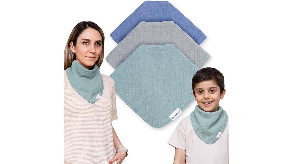 waterproof organic cotton bibs
