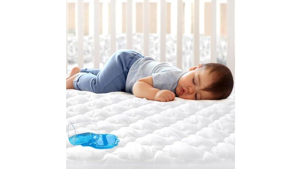waterproof quilted crib sheets