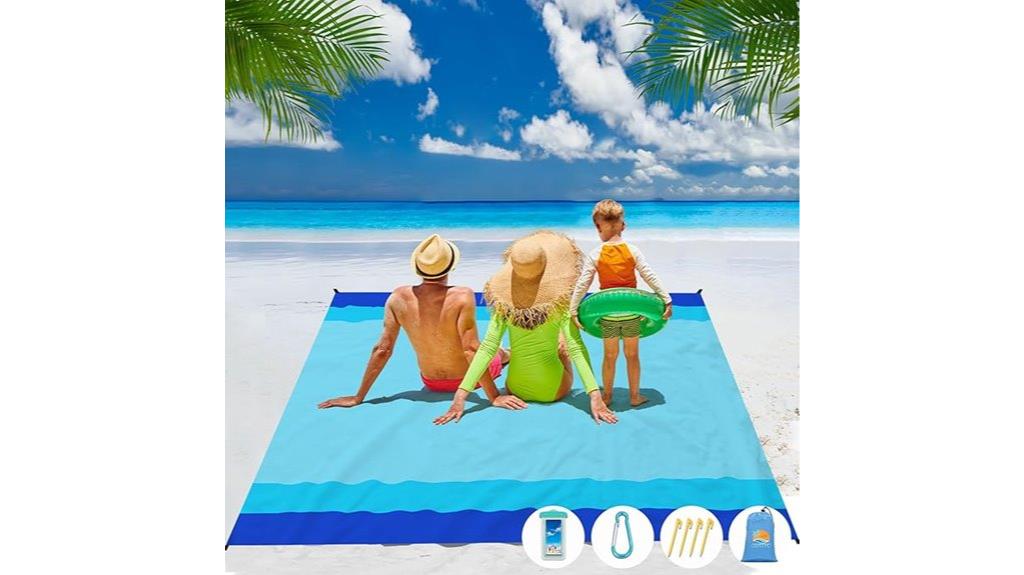 waterproof sandproof beach blanket