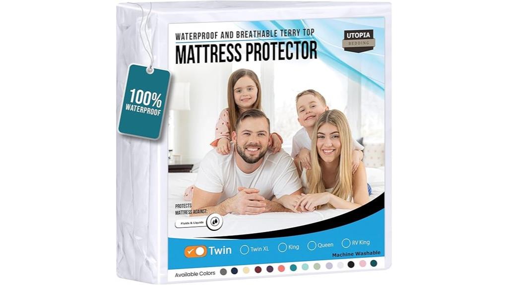 waterproof twin mattress protector
