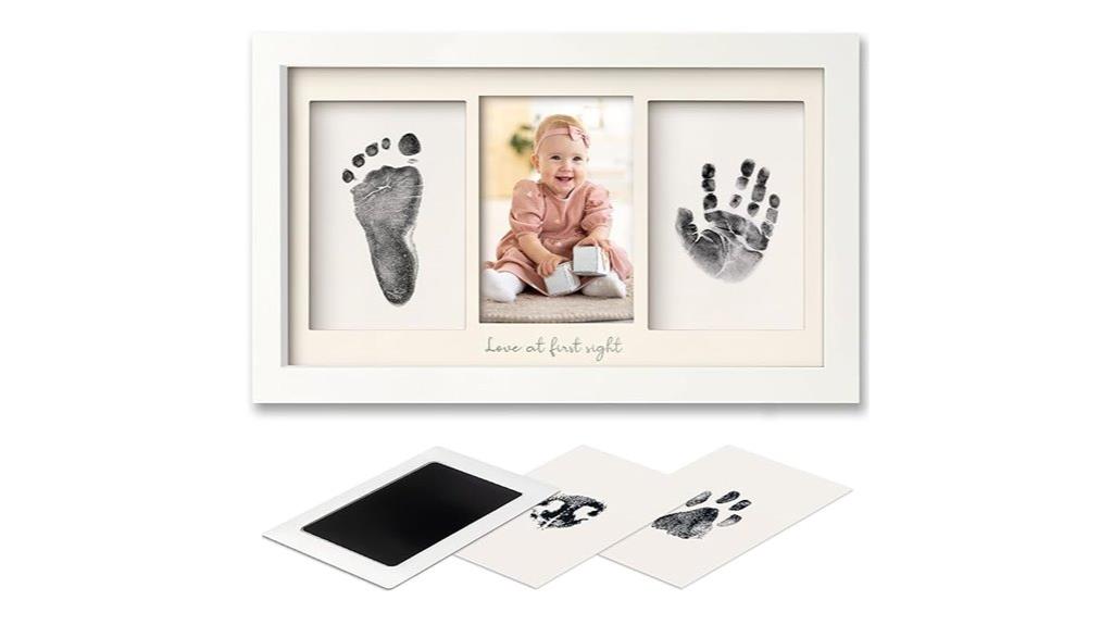 white inkless footprint kit