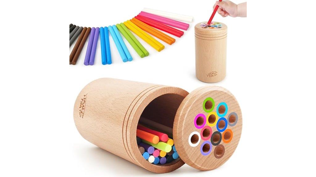 wooden montessori sensory toys