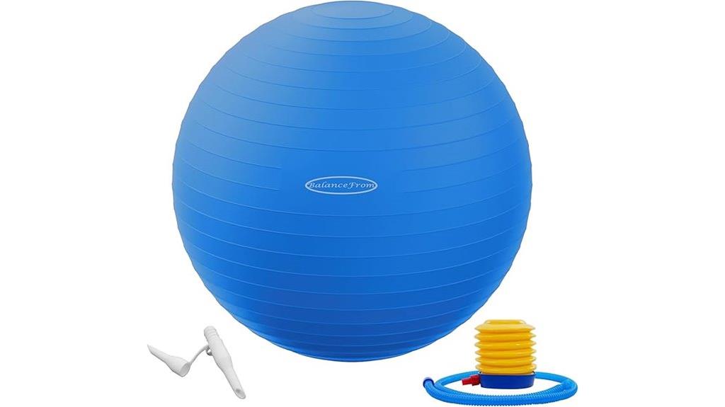 yoga ball with pump