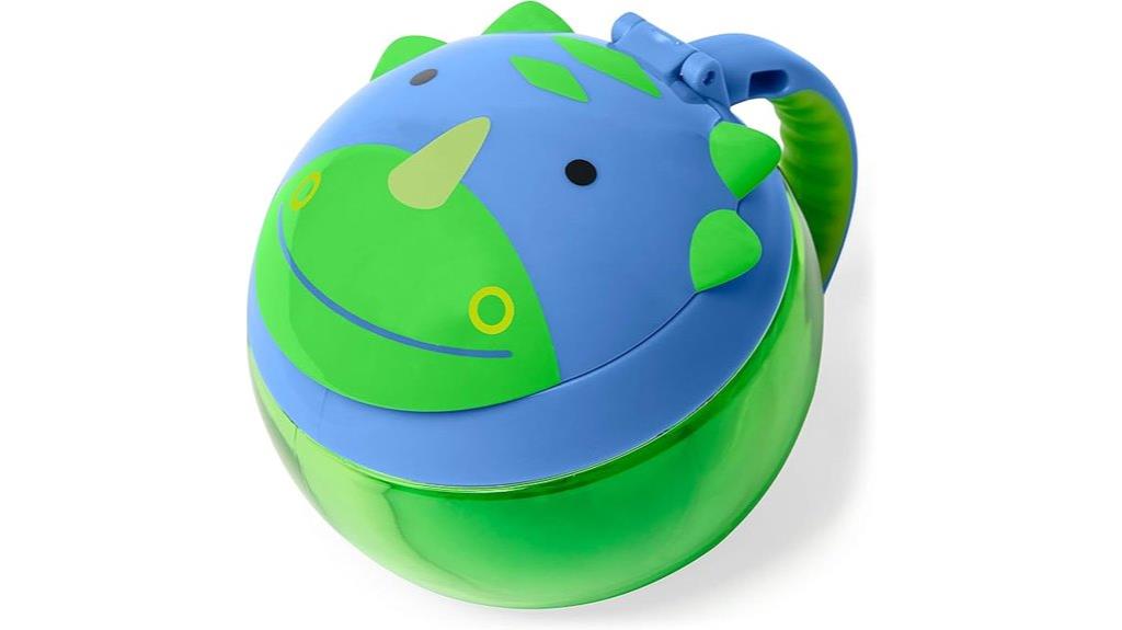 zoo dinosaur snack container