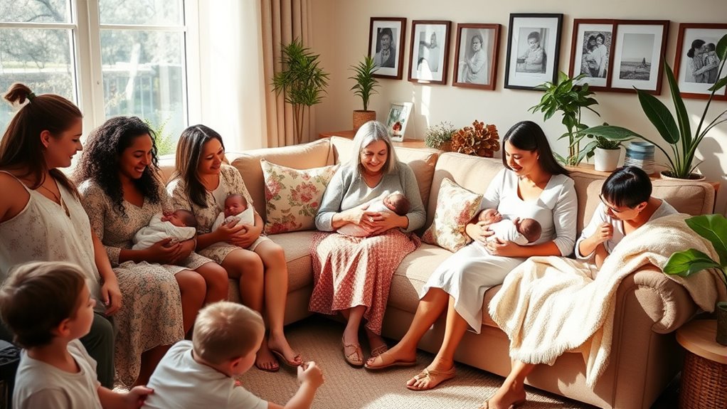 build supportive postpartum connections