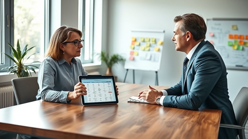 discussing work schedule flexibility