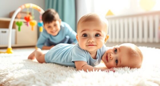 encourage tummy time development