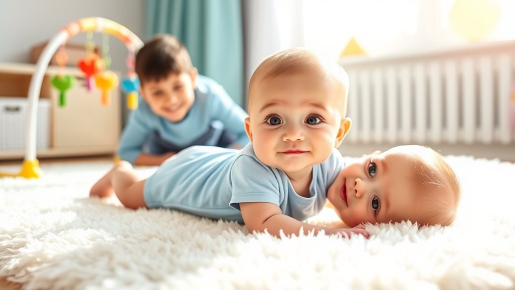 encourage tummy time development