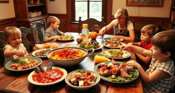 family mealtimes and child education