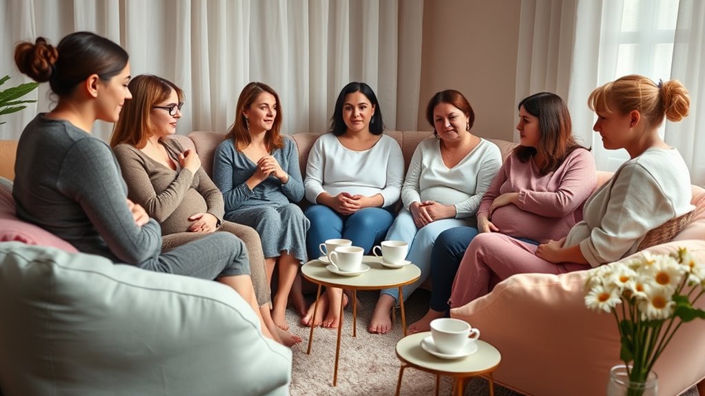 support groups improve postpartum mental health