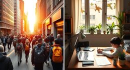 work mode and family balance