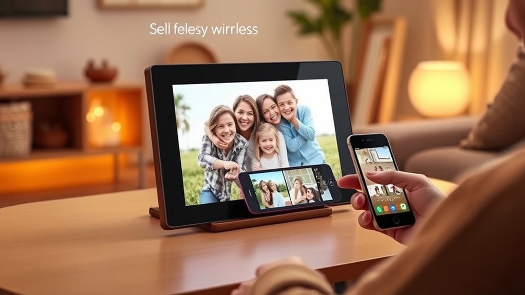 digital photo frames with email