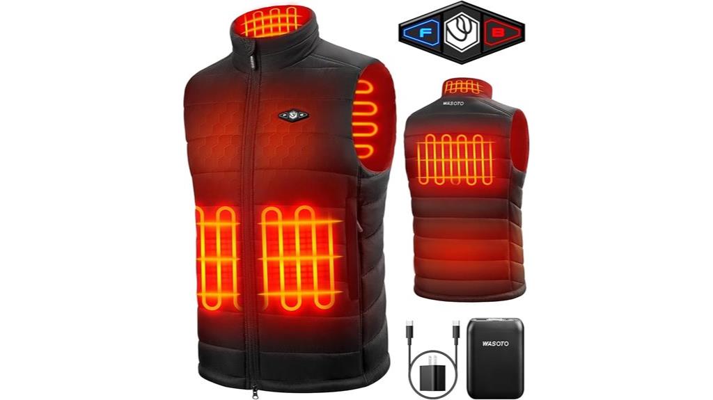 heated vest with powerful battery
