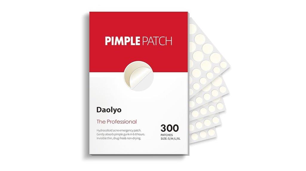 multiple size pimple patch set
