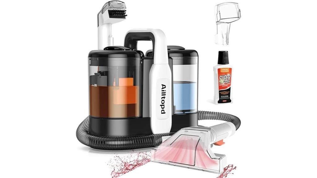 portable cleaner with suction