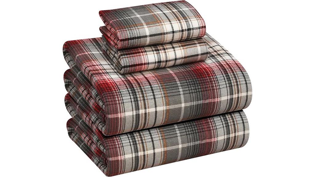 queen sized flannel sheet set