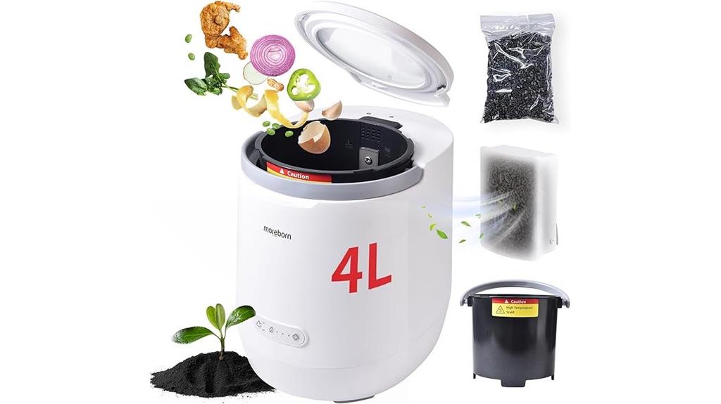 smart 4l kitchen compost bin