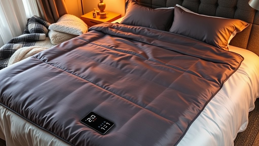 top king size electric blankets