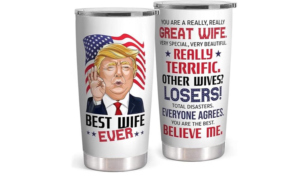 wedding day gift tumbler
