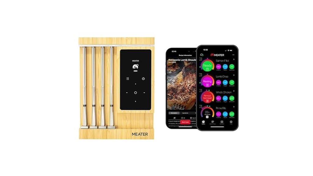 wireless meat cooking thermometer