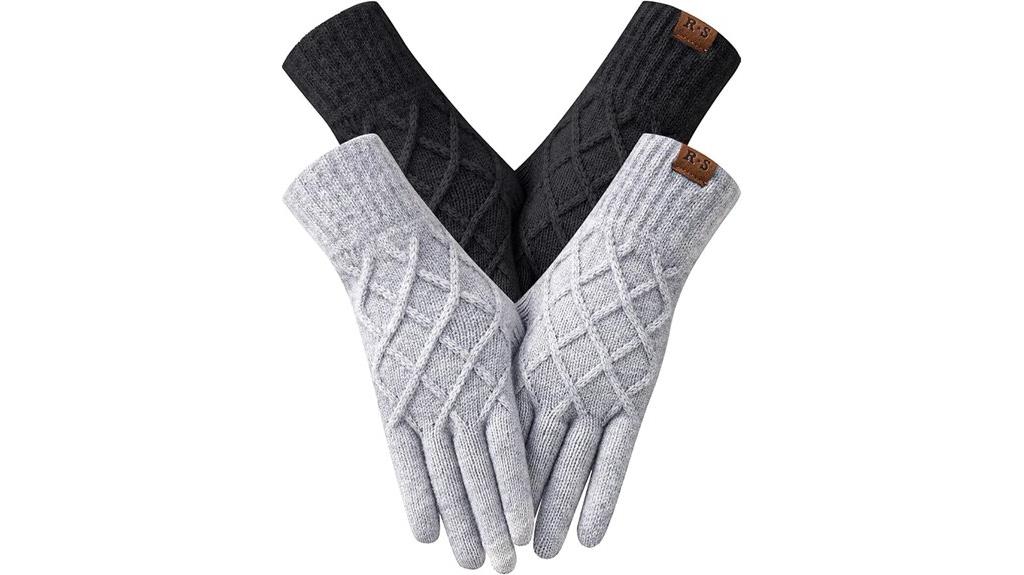 women s touchscreen thermal gloves