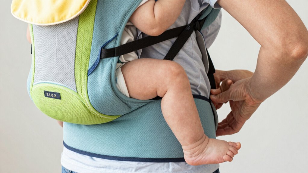 adjust carrier as baby grows