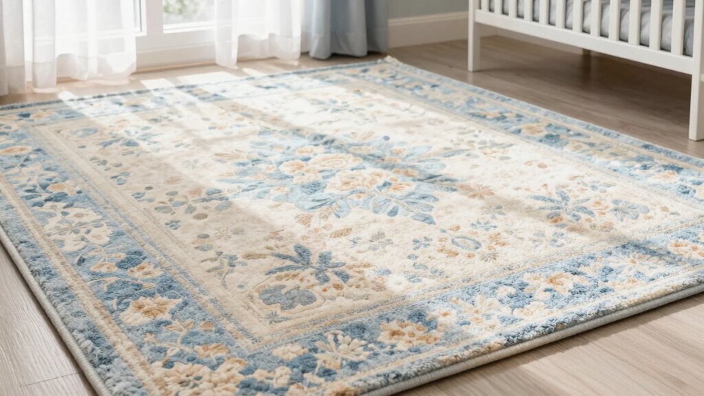 baby safe washable area rug