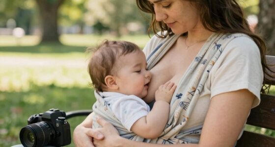 breastfeeding with babywearing
