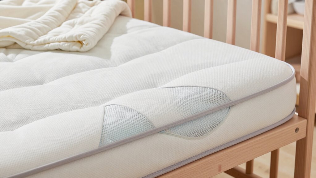 breathable cooling crib mattress