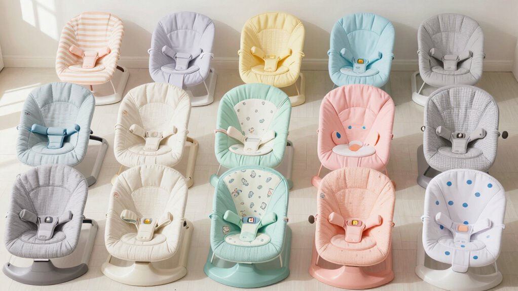 breathable fabric baby bouncers