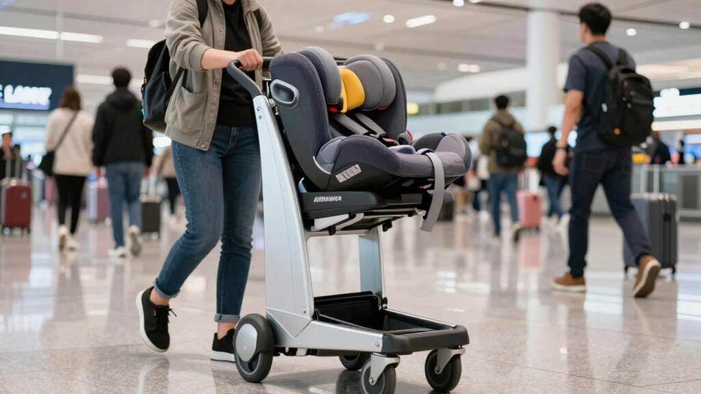 car seat travel cart essentials